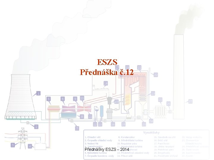 ESZS Přednáška č. 12 Přednášky ESZS - 2014 