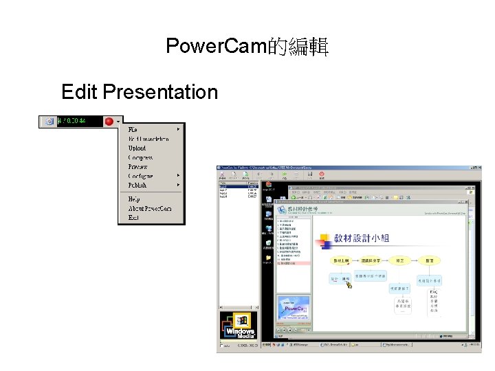 Power. Cam的編輯 Edit Presentation 