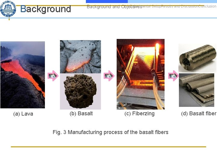 Background (a) Lava Experimental Setup. Results and Discussion. Conclusion Background and Objectives (b) Basalt