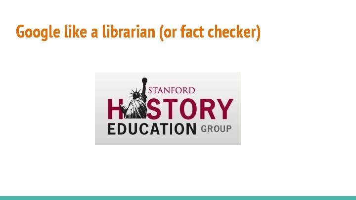 Google like a librarian (or fact checker) 