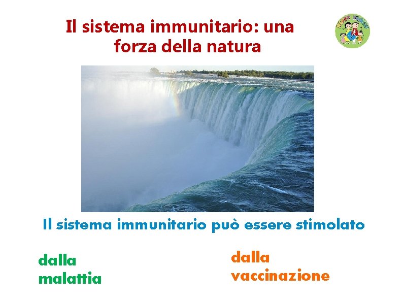 Il sistema immunitario: una forza della natura Accompagnamento alla crescita Il sistema immunitario può