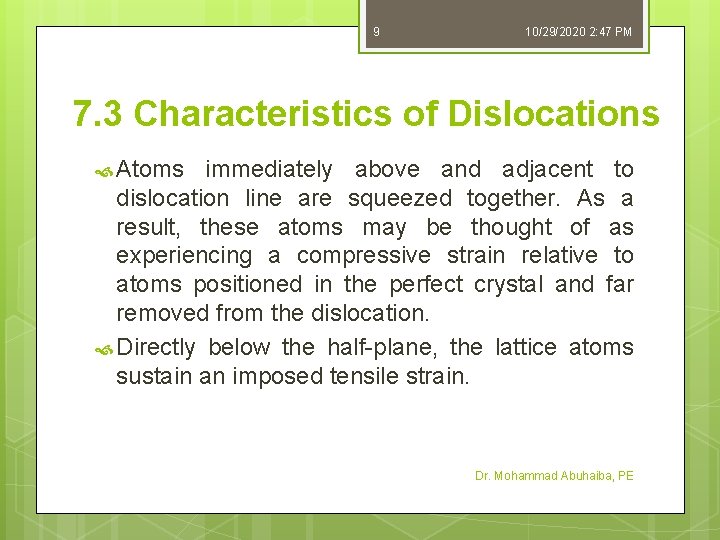 10292020 2 47 PM Chapter 7 Dislocations Strengthening