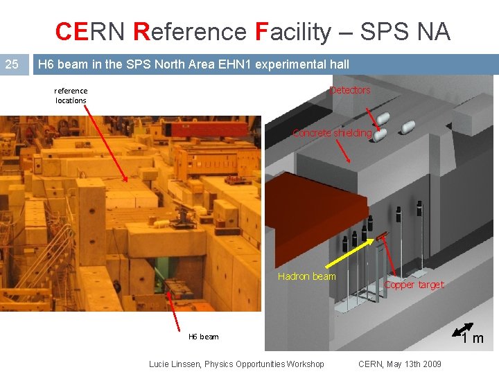 CERN Reference Facility – SPS NA 25 H 6 beam in the SPS North CERN Reference Facility – SPS NA 25 H 6 beam in the SPS North