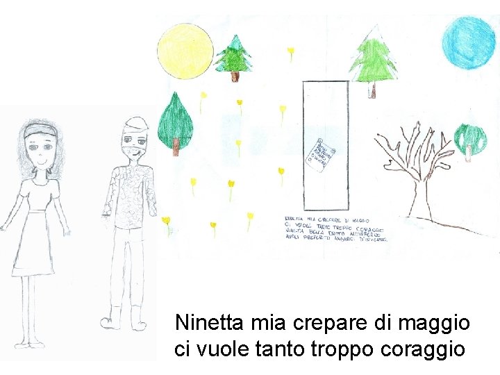Ninetta mia crepare di maggio ci vuole tanto troppo coraggio Ninetta mia crepare di maggio ci vuole tanto troppo coraggio