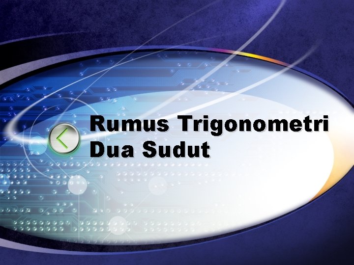 Rumus Trigonometri Dua Sudut 