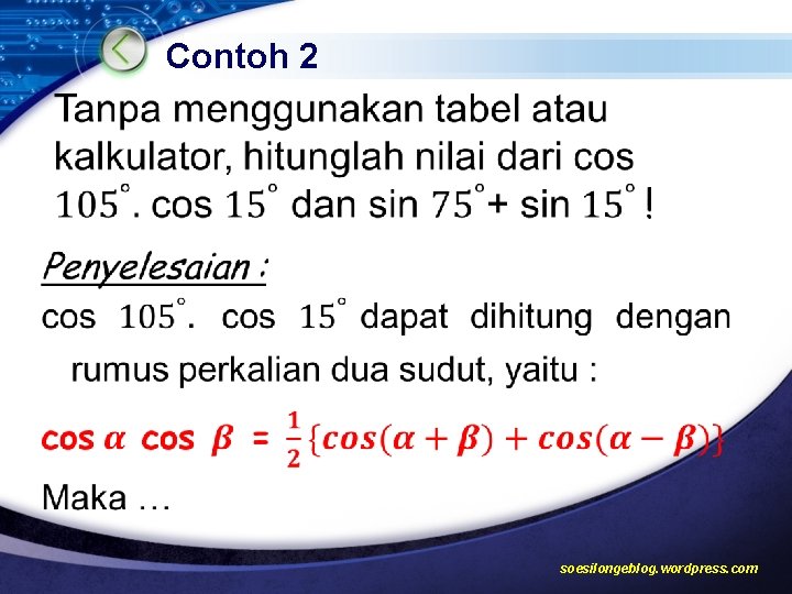 Contoh 2 soesilongeblog. wordpress. com 