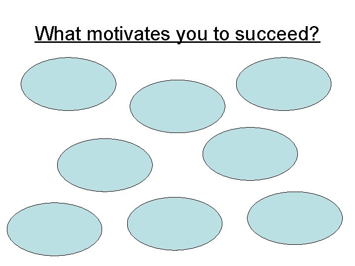 What motivates you to succeed? 