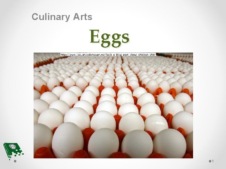 Culinary Arts Eggs 1 