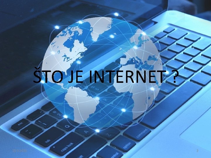 ŠTO JE INTERNET ? 15. 9. 2020. 2 ŠTO JE INTERNET ? 15. 9. 2020. 2