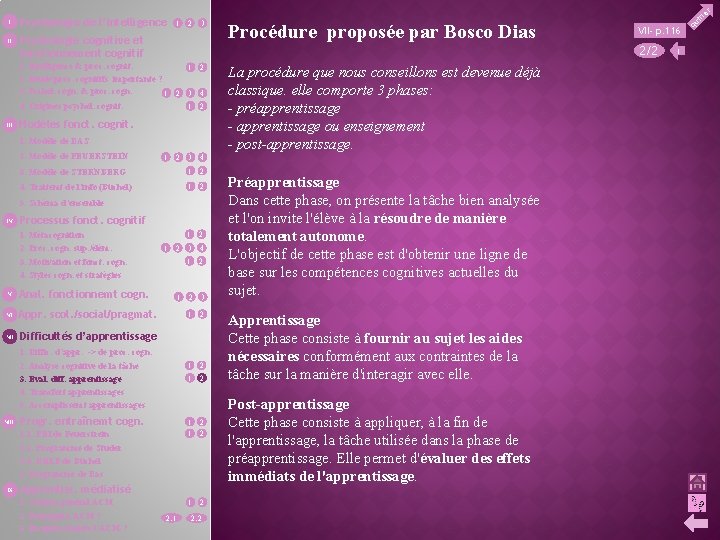 II Psychologie de l’intelligence 1 2 3 Psychologie cognitive et fonctionnement cognitif Modèles fonct.
