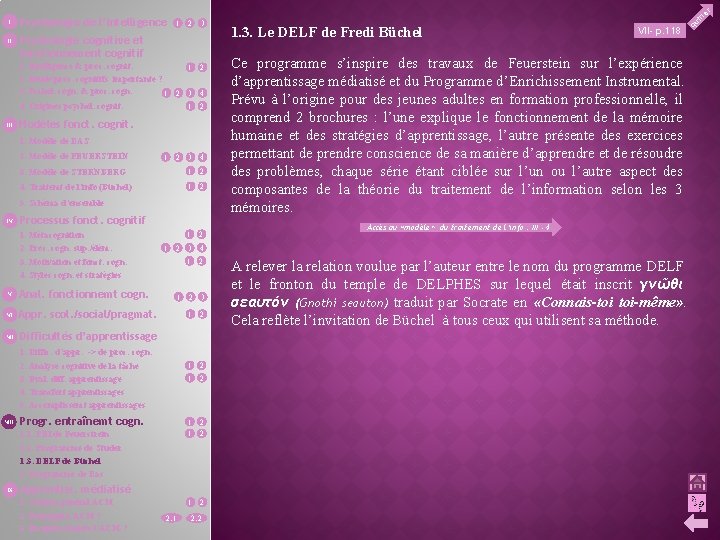 II Psychologie de l’intelligence 1 2 3 Psychologie cognitive et fonctionnement cognitif 1. Intelligence