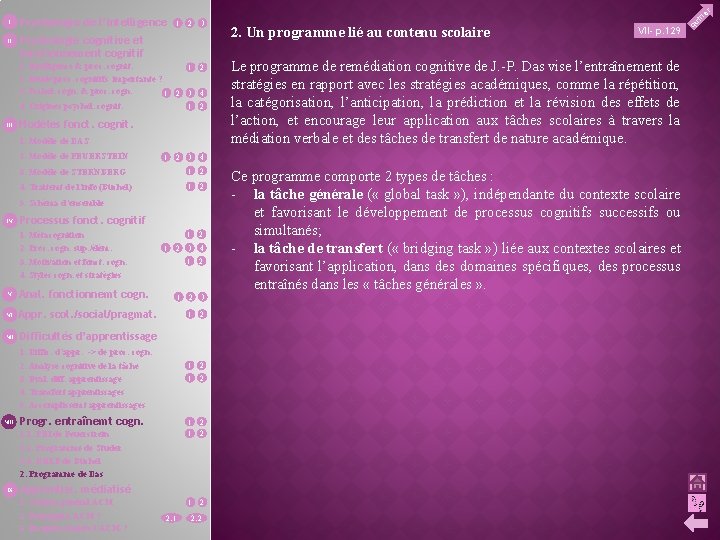 II Psychologie de l’intelligence 1 2 3 Psychologie cognitive et fonctionnement cognitif 1. Intelligence