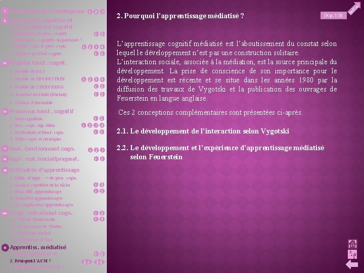 II Psychologie de l’intelligence 1 2 3 Psychologie cognitive et fonctionnement cognitif 1. Intelligence