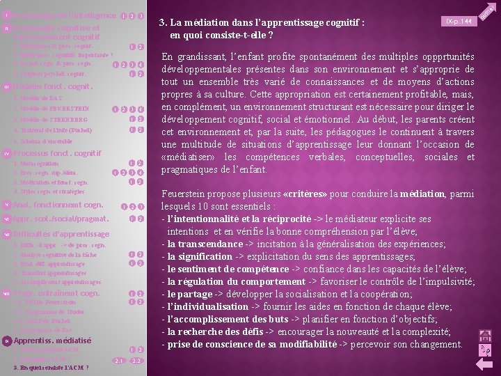 II Psychologie de l’intelligence 1 2 3 Psychologie cognitive et fonctionnement cognitif 1. Intelligence