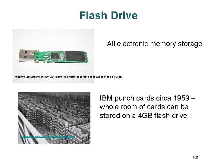 Flash Drive All electronic memory storage http: //www. pcauthority. com. au/News/154075, blockmaster-ships-fast-and-secure-usb-flash-drive. aspx IBM Flash Drive All electronic memory storage http: //www. pcauthority. com. au/News/154075, blockmaster-ships-fast-and-secure-usb-flash-drive. aspx IBM