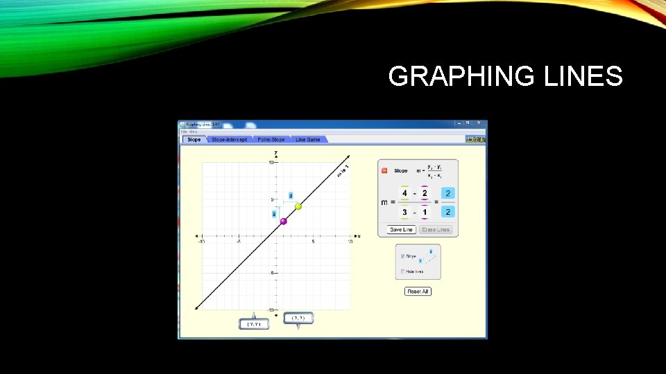 GRAPHING LINES 