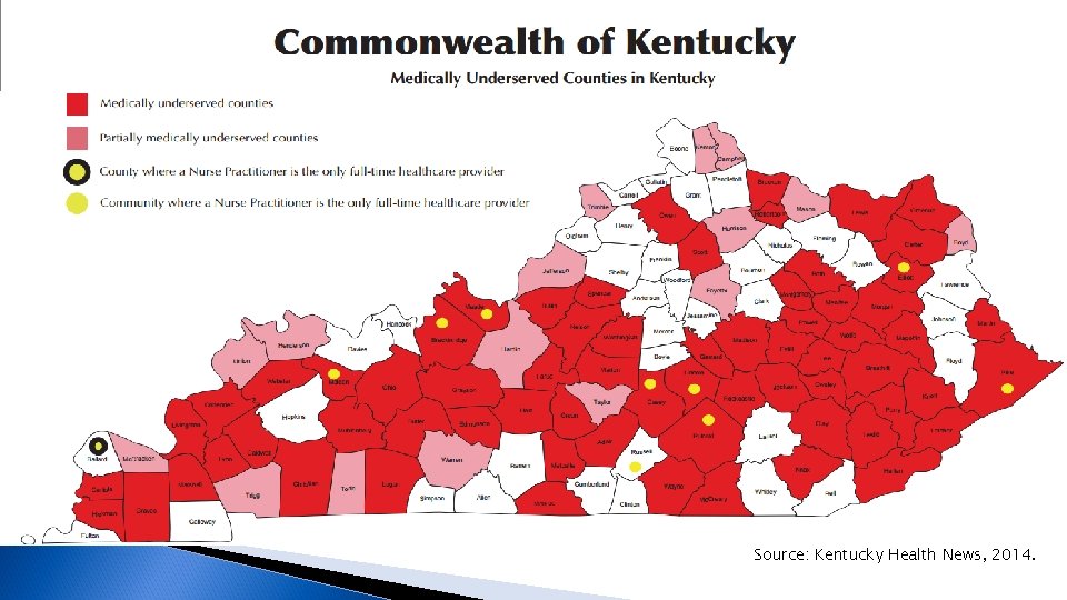 Source: Kentucky Health News, 2014. 