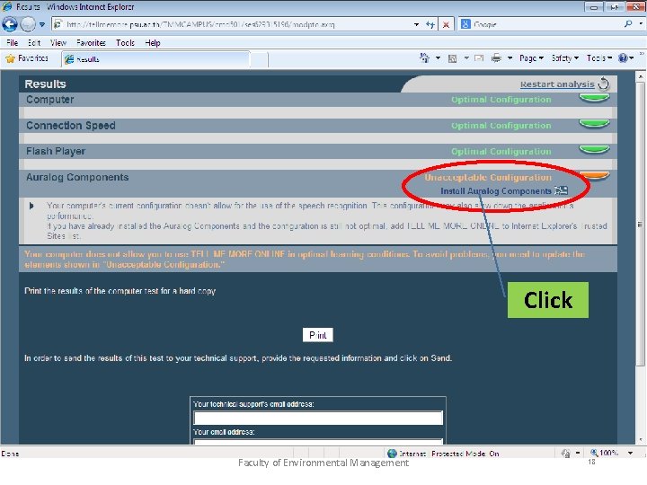 Click Faculty of Environmental Management 18 