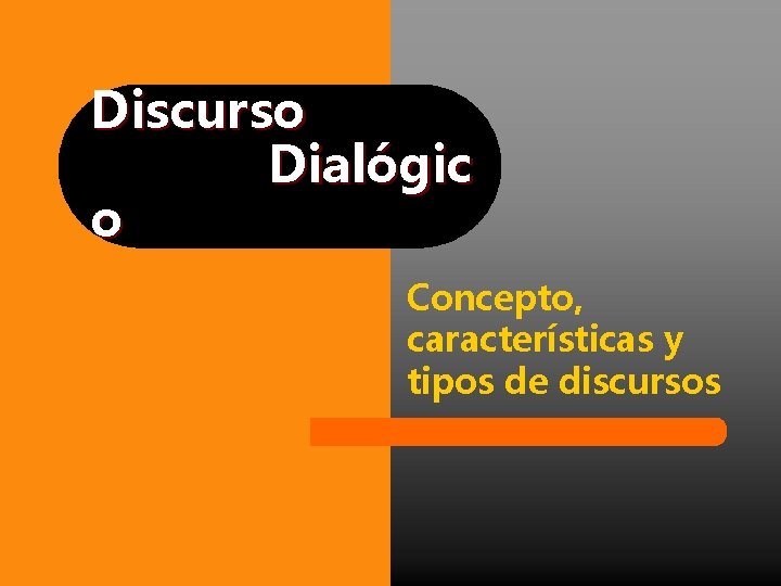 Discurso Dialógic o Concepto, características y tipos de discursos 