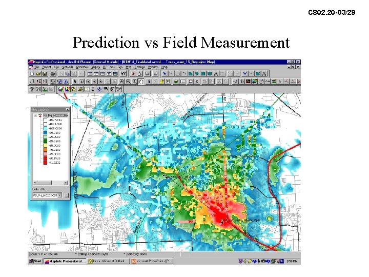 C 802. 20 -03/29 Prediction vs Field Measurement C 802. 20 -03/29 Prediction vs Field Measurement