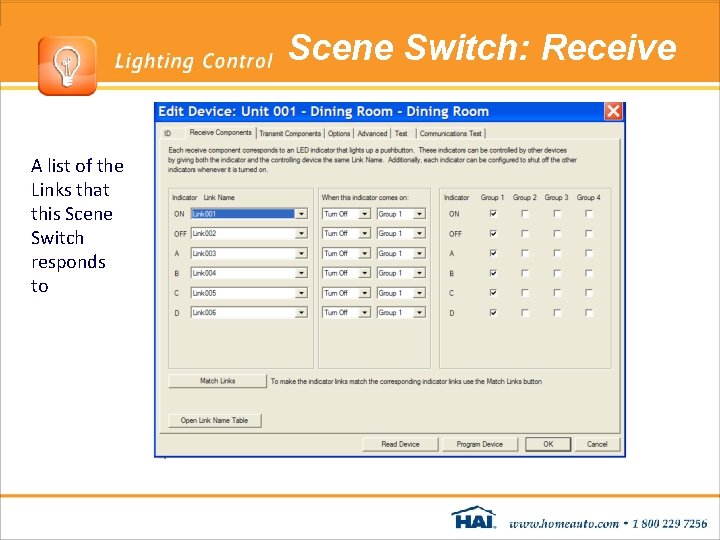 Scene Switch: Receive A list of the Links that this Scene Switch responds to Scene Switch: Receive A list of the Links that this Scene Switch responds to