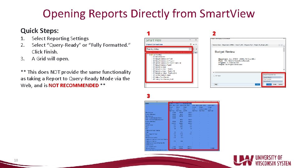 Plan UW Implementation Smart View Webforms and Ad