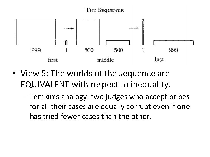 • View 5: The worlds of the sequence are EQUIVALENT with respect to • View 5: The worlds of the sequence are EQUIVALENT with respect to