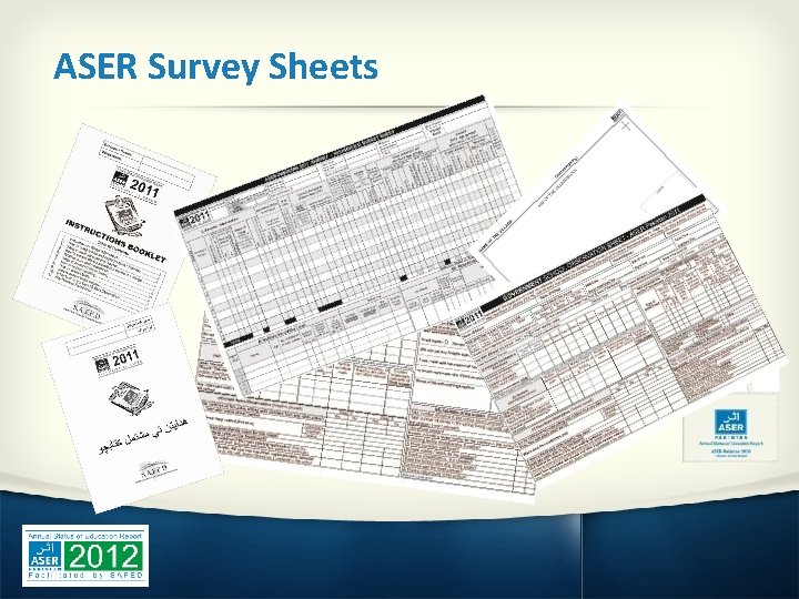 ASER Survey Sheets 