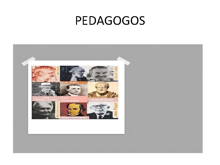 PEDAGOGOS 