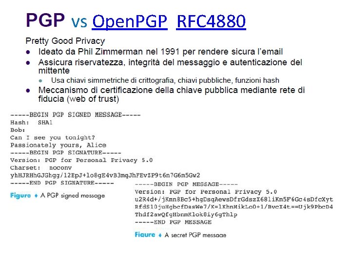 vs Open. PGP RFC 4880 