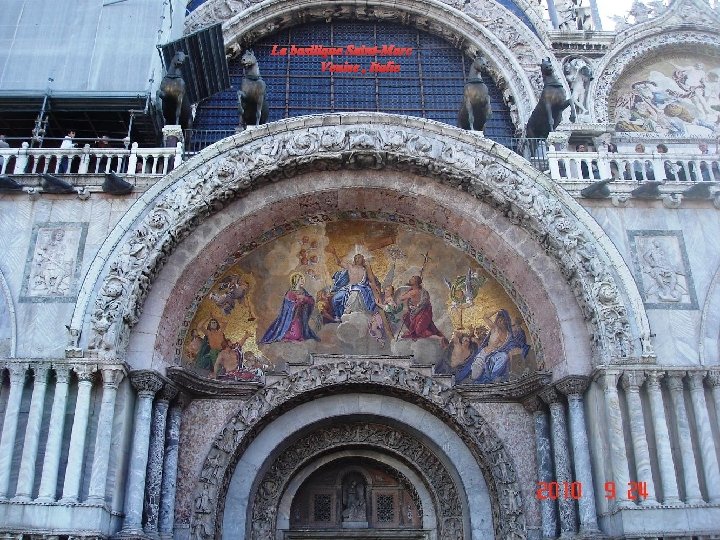 La basilique Saint-Marc Venise , Italie 