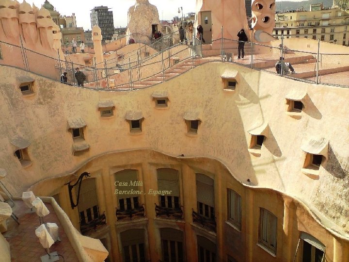 Casa Milà Barcelone , Espagne 