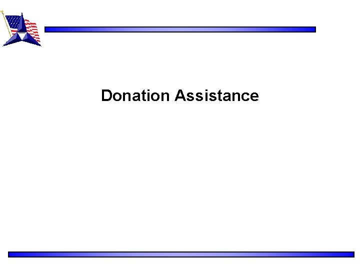 Donation Assistance 
