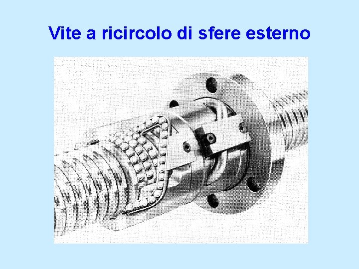 Vite a ricircolo di sfere esterno Vite a ricircolo di sfere esterno
