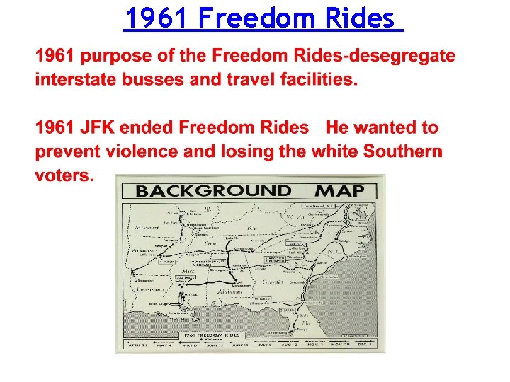 1961 Freedom Rides 