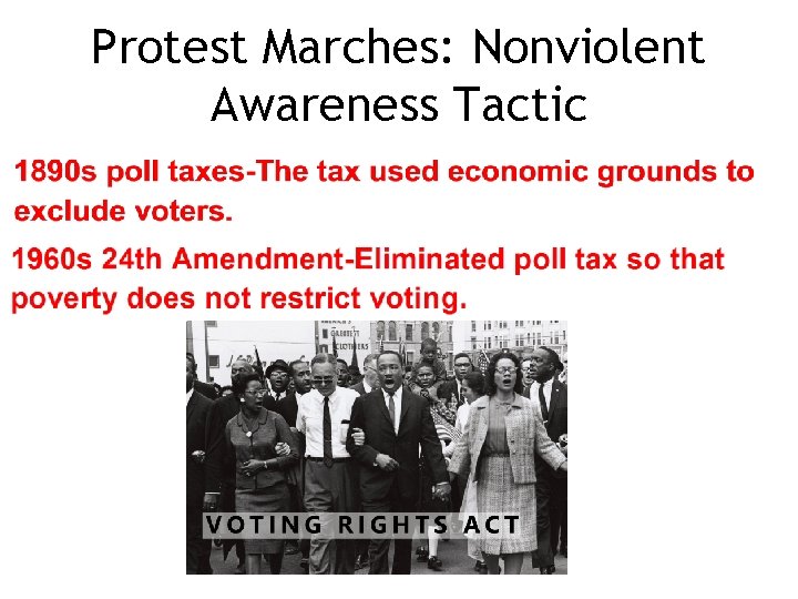 Protest Marches: Nonviolent Awareness Tactic 