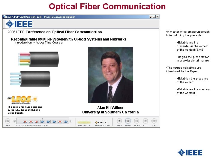 Optical Fiber Communication 2003 IEEE Conference on Optical Fiber Communication Reconfigurable Multiple Wavelength Optical