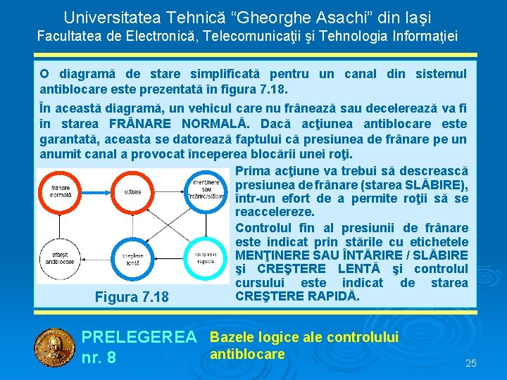 Universitatea Tehnică “Gheorghe Asachi” din Iaşi Facultatea de Electronică, Telecomunicaţii şi Tehnologia Informaţiei O