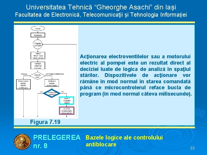 Universitatea Tehnică “Gheorghe Asachi” din Iaşi Facultatea de Electronică, Telecomunicaţii şi Tehnologia Informaţiei Acţionarea