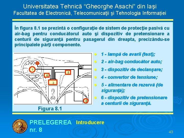 Universitatea Tehnică “Gheorghe Asachi” din Iaşi Facultatea de Electronică, Telecomunicaţii şi Tehnologia Informaţiei În