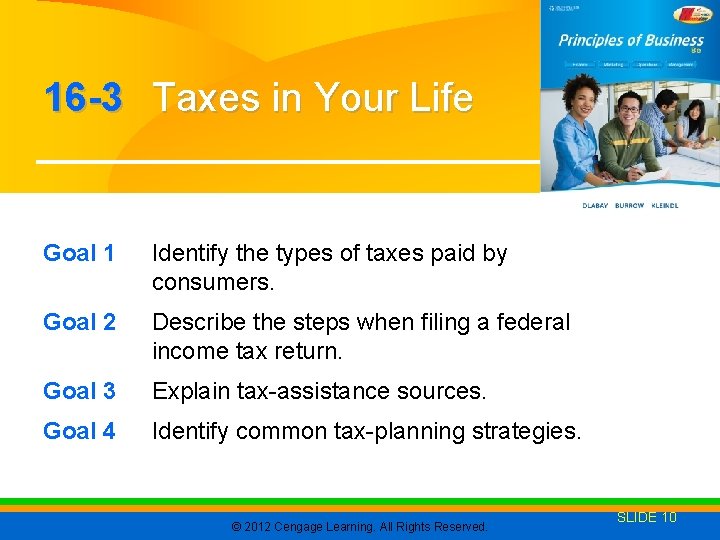 16 -3 Taxes in Your Life Goal 1 Identify the types of taxes paid