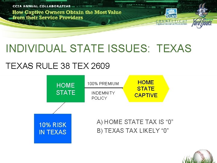 INDIVIDUAL STATE ISSUES: TEXAS RULE 38 TEX 2609 HOME STATE 10% RISK IN TEXAS INDIVIDUAL STATE ISSUES: TEXAS RULE 38 TEX 2609 HOME STATE 10% RISK IN TEXAS