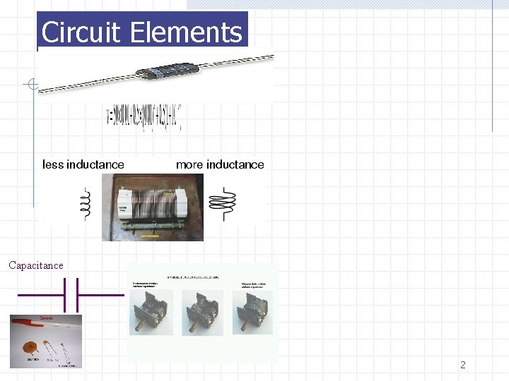 Circuit Elements Capacitance 2 