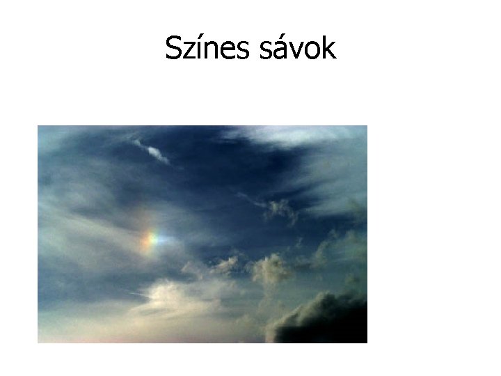 Színes sávok 