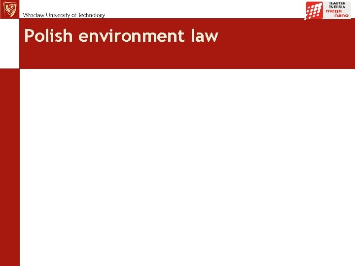 Polish environment law 