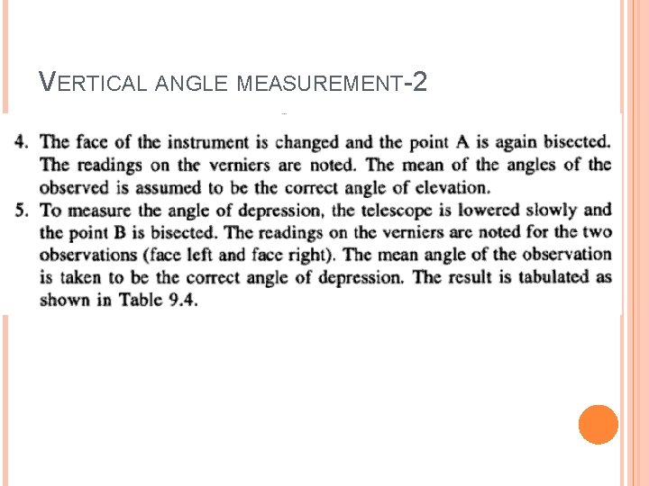 VERTICAL ANGLE MEASUREMENT-2 