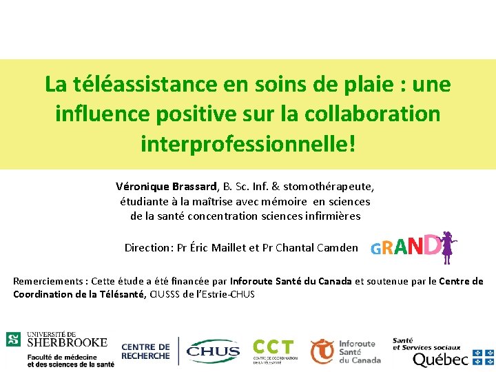La téléassistance en soins de plaie : une influence positive sur la collaboration interprofessionnelle!