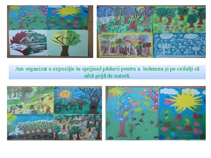 Am organizat o expoziție în sprijinul pădurii pentru a îndemna și pe ceilalți să Am organizat o expoziție în sprijinul pădurii pentru a îndemna și pe ceilalți să