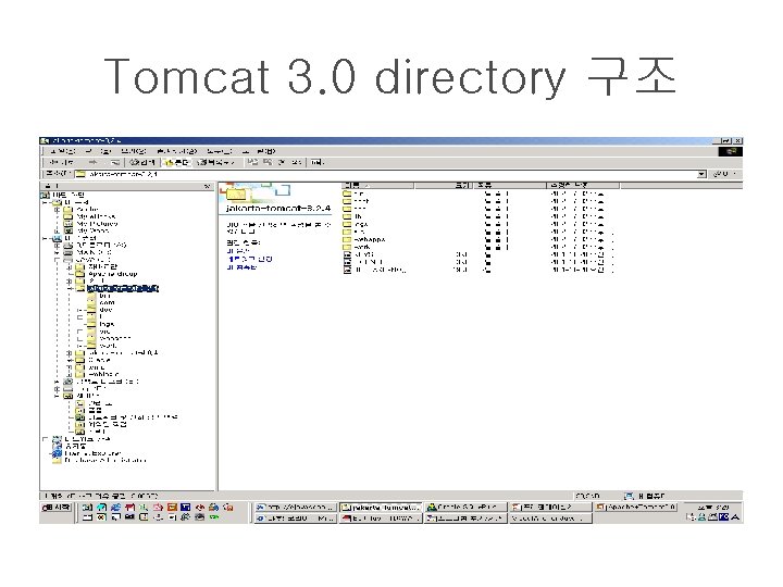 Tomcat 3. 0 directory 구조 