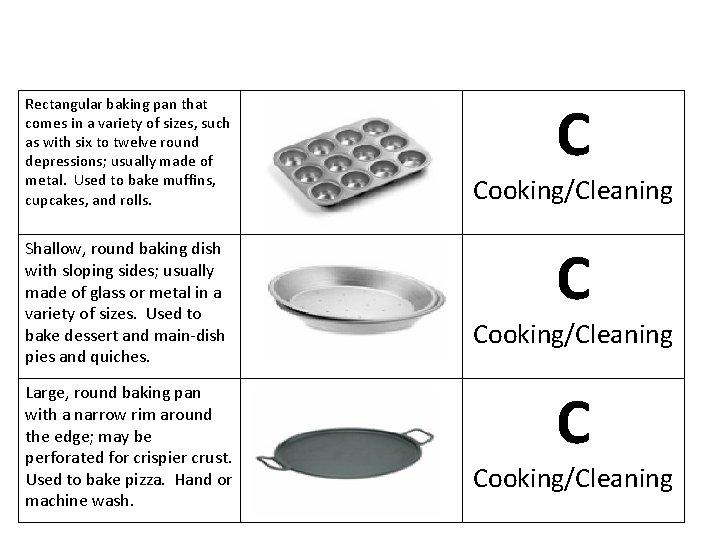 Rectangular baking pan that comes in a variety of sizes, such as with six